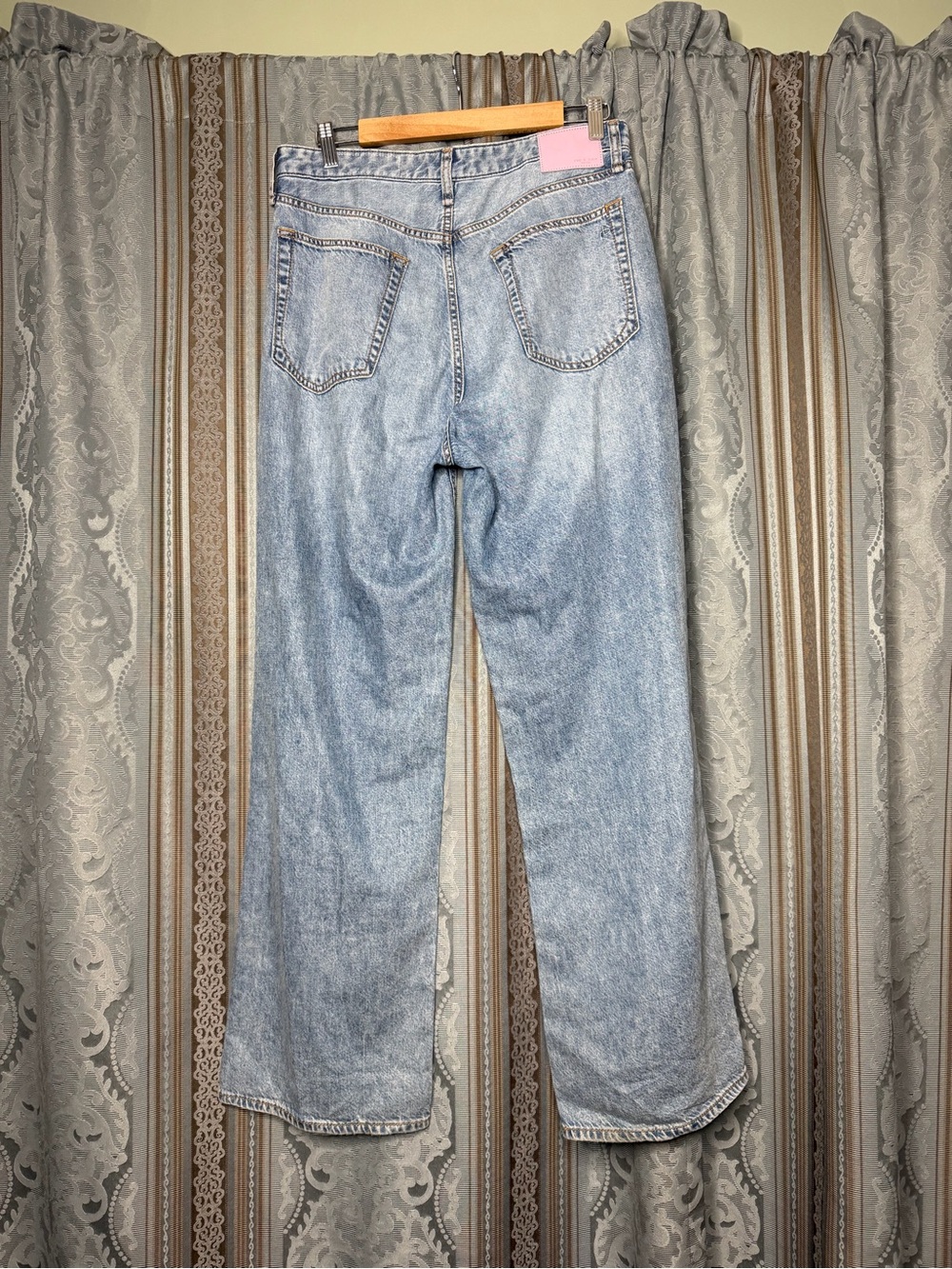Rag & Bone Featherweight Logan Wide-Leg Jean Audrey - Picture 3 of 8